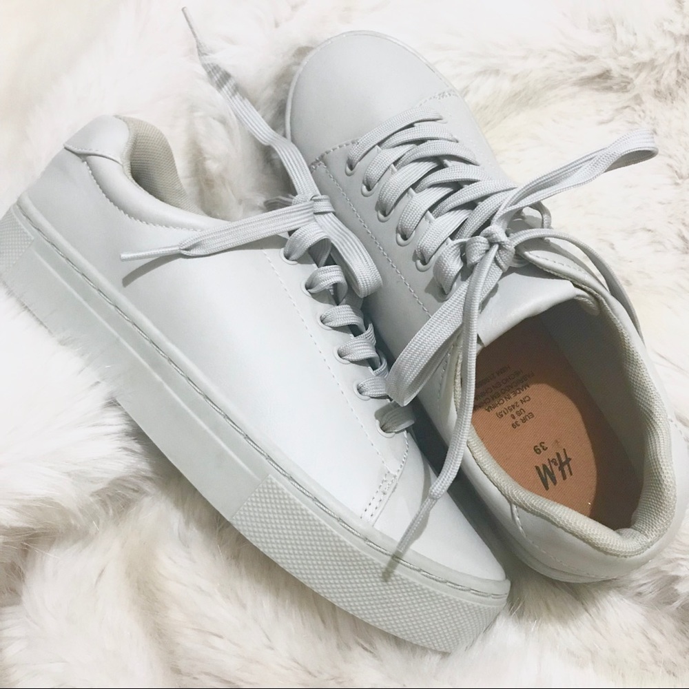 H&M Monochromatic Gray Sneakers